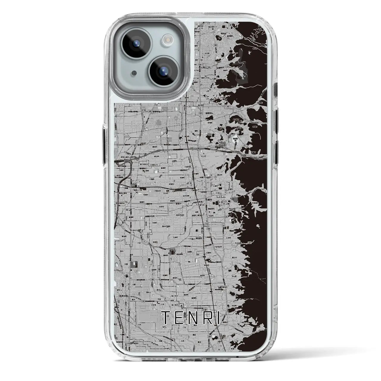 【天理(奈良県)】地図柄iPhoneケース(MagSafeタイプ)