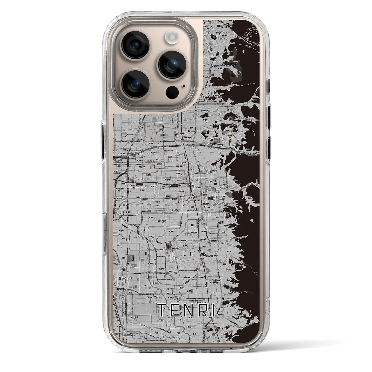 【天理(奈良県)】地図柄iPhoneケース(MagSafeタイプ)