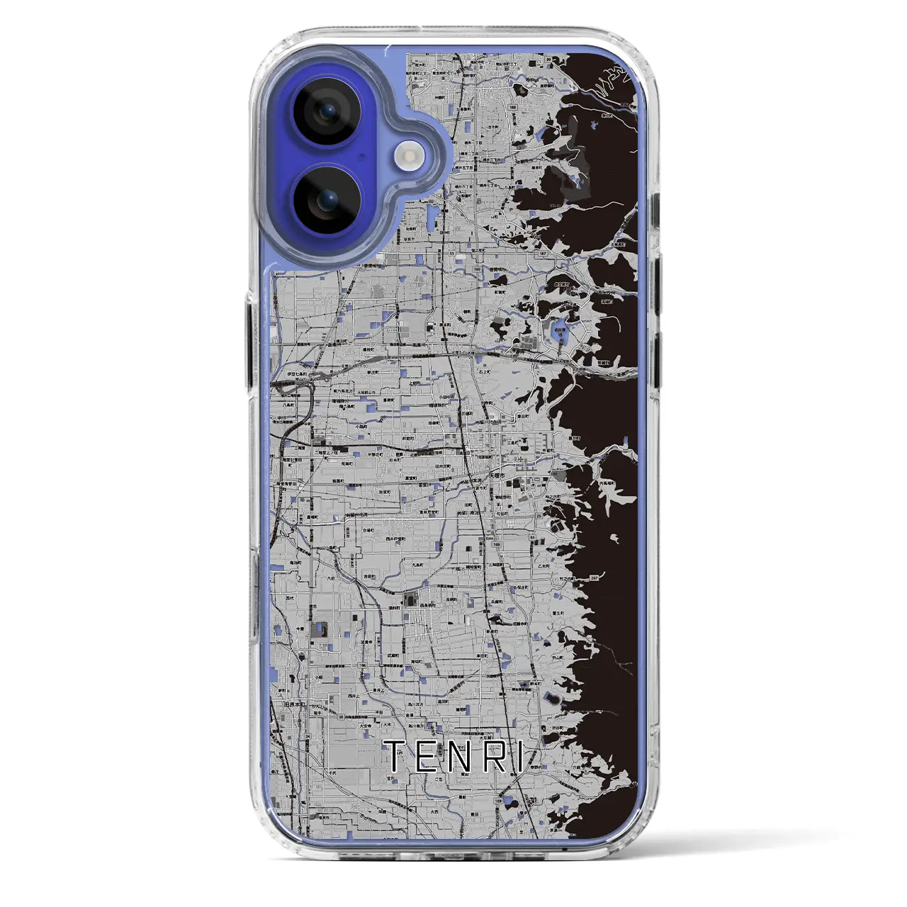 【天理(奈良県)】地図柄iPhoneケース(MagSafeタイプ)