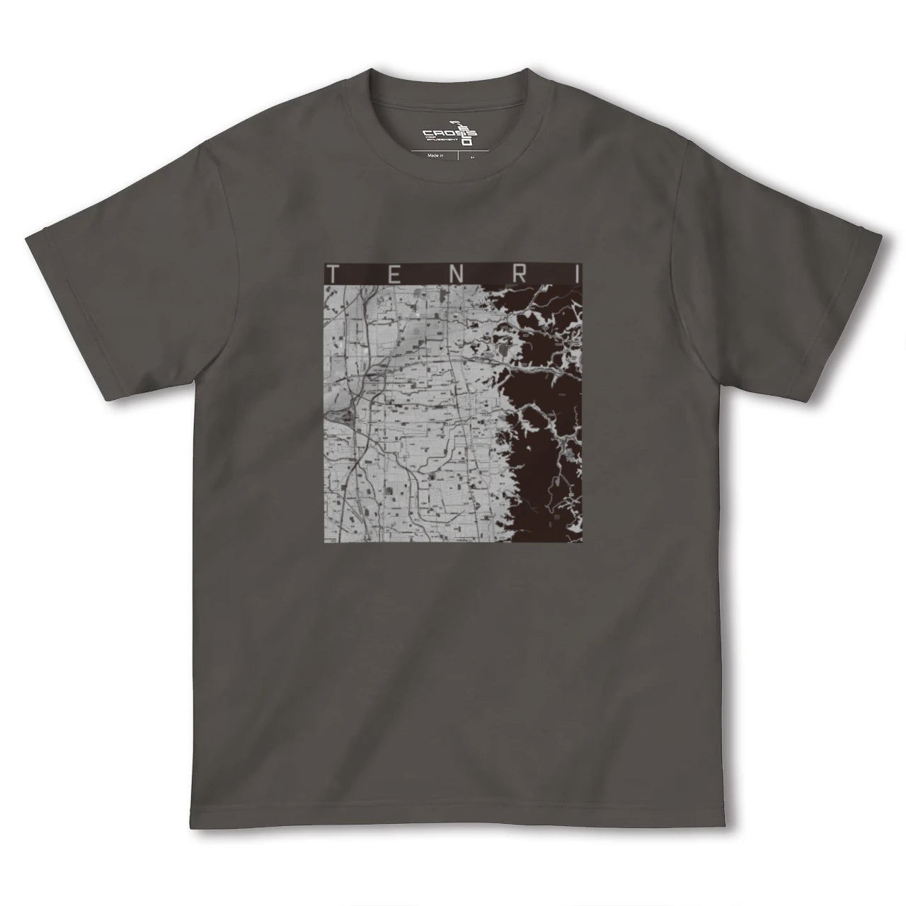 【天理(奈良県)】地図柄ヘビーウェイトTシャツ