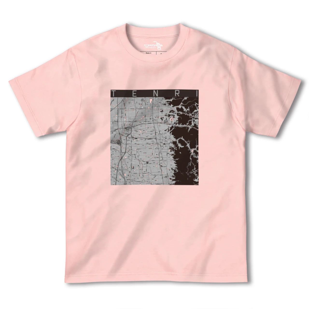 【天理(奈良県)】地図柄ヘビーウェイトTシャツ
