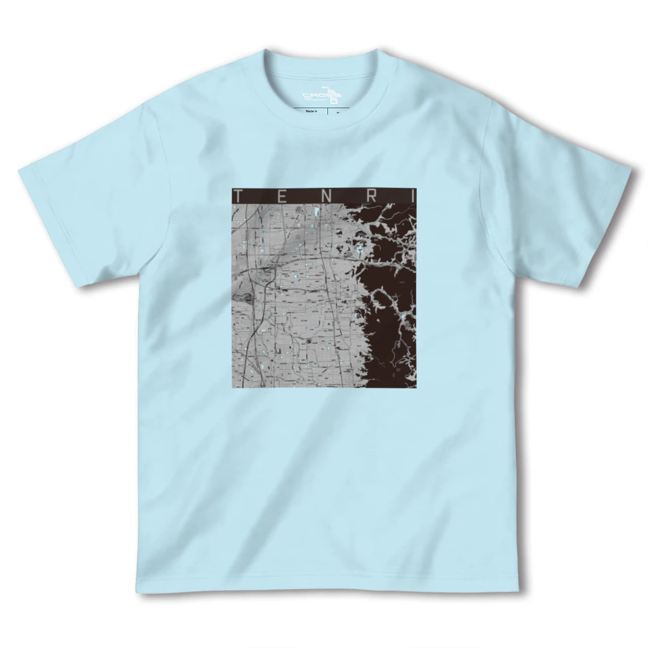 【天理(奈良県)】地図柄ヘビーウェイトTシャツ