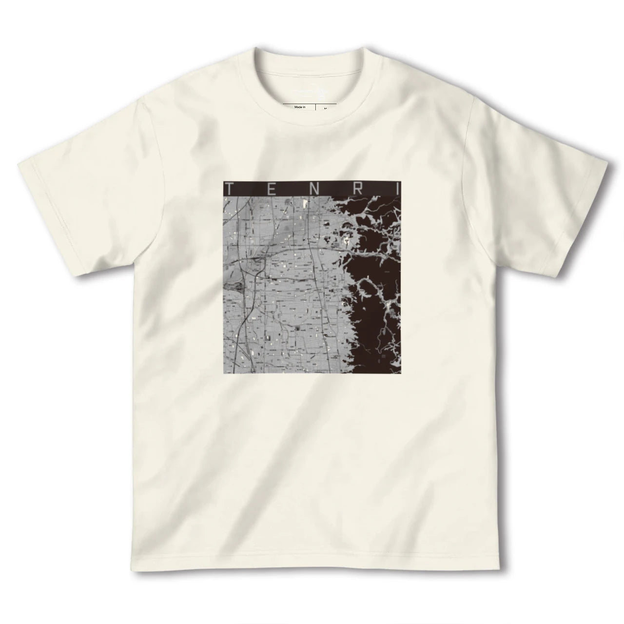【天理(奈良県)】地図柄ヘビーウェイトTシャツ