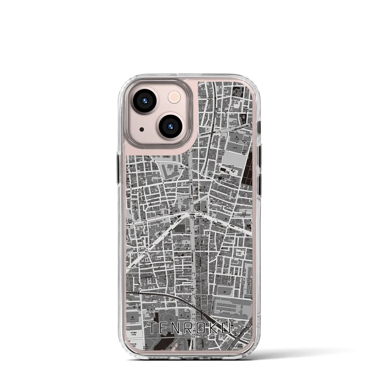 【天六(大阪府)】地図柄iPhoneケース(MagSafeタイプ)