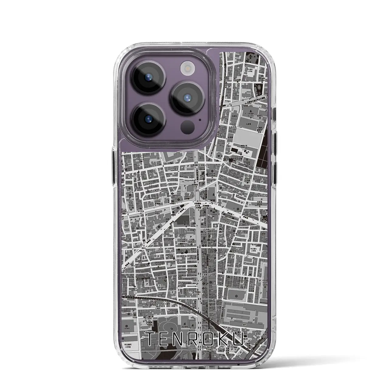 【天六(大阪府)】地図柄iPhoneケース(MagSafeタイプ)