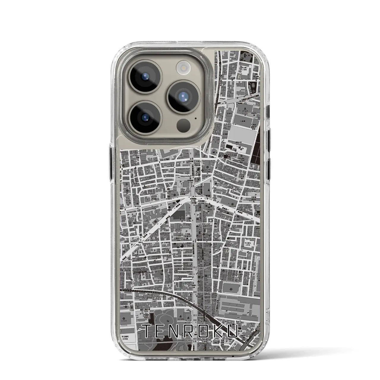 【天六(大阪府)】地図柄iPhoneケース(MagSafeタイプ)