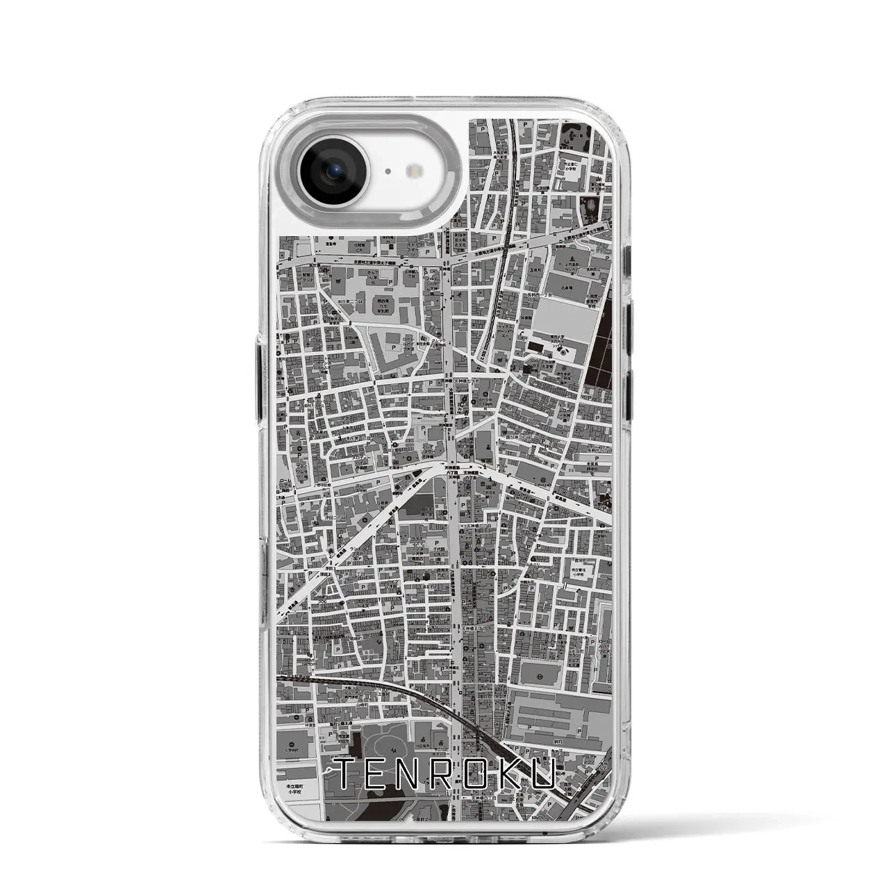 【天六(大阪府)】地図柄iPhoneケース(MagSafeタイプ)