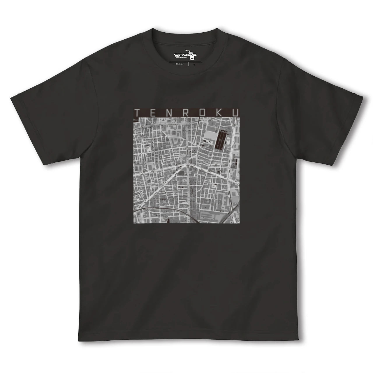 【天六(大阪府)】地図柄ヘビーウェイトTシャツ
