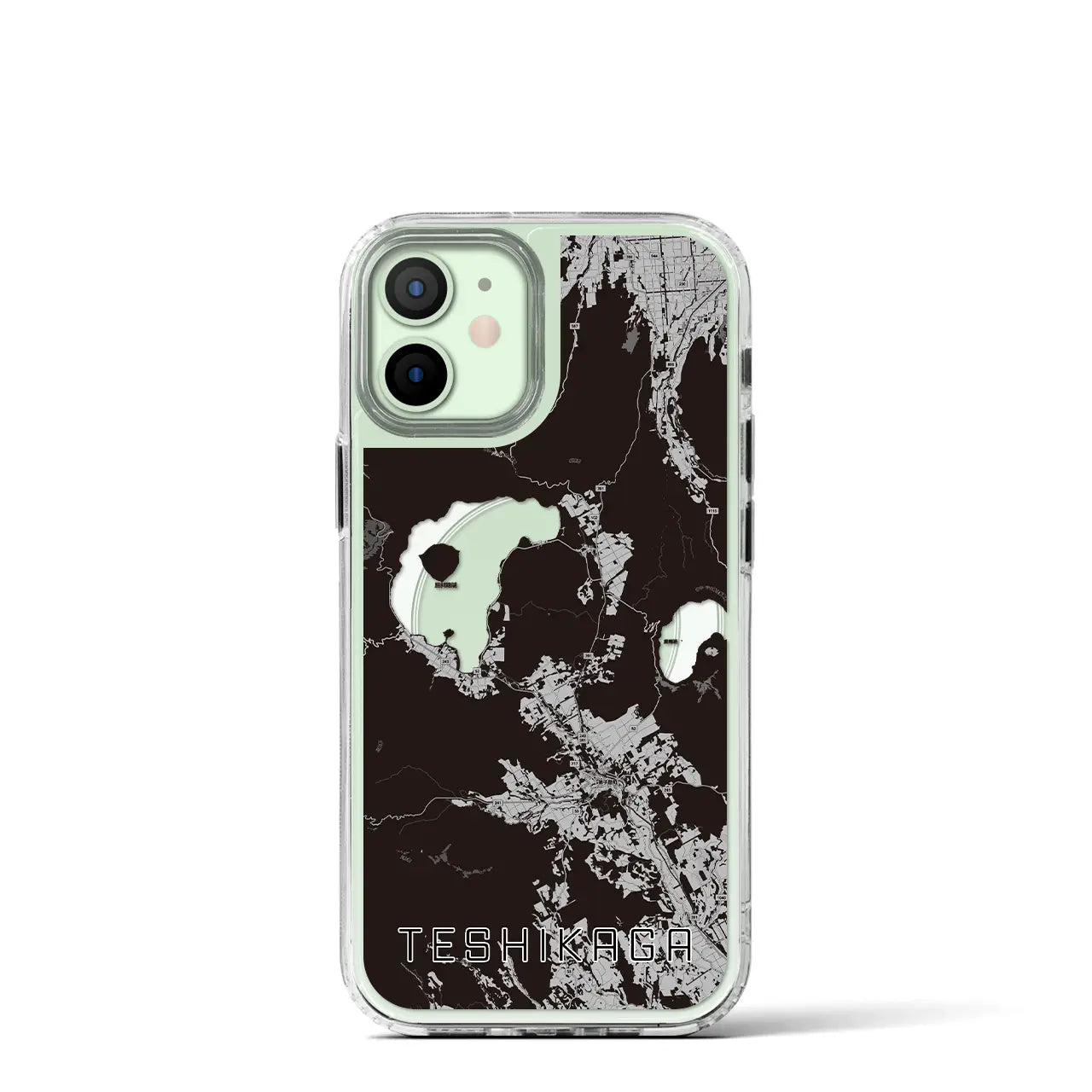 【弟子屈(北海道)】地図柄iPhoneケース(MagSafeタイプ)