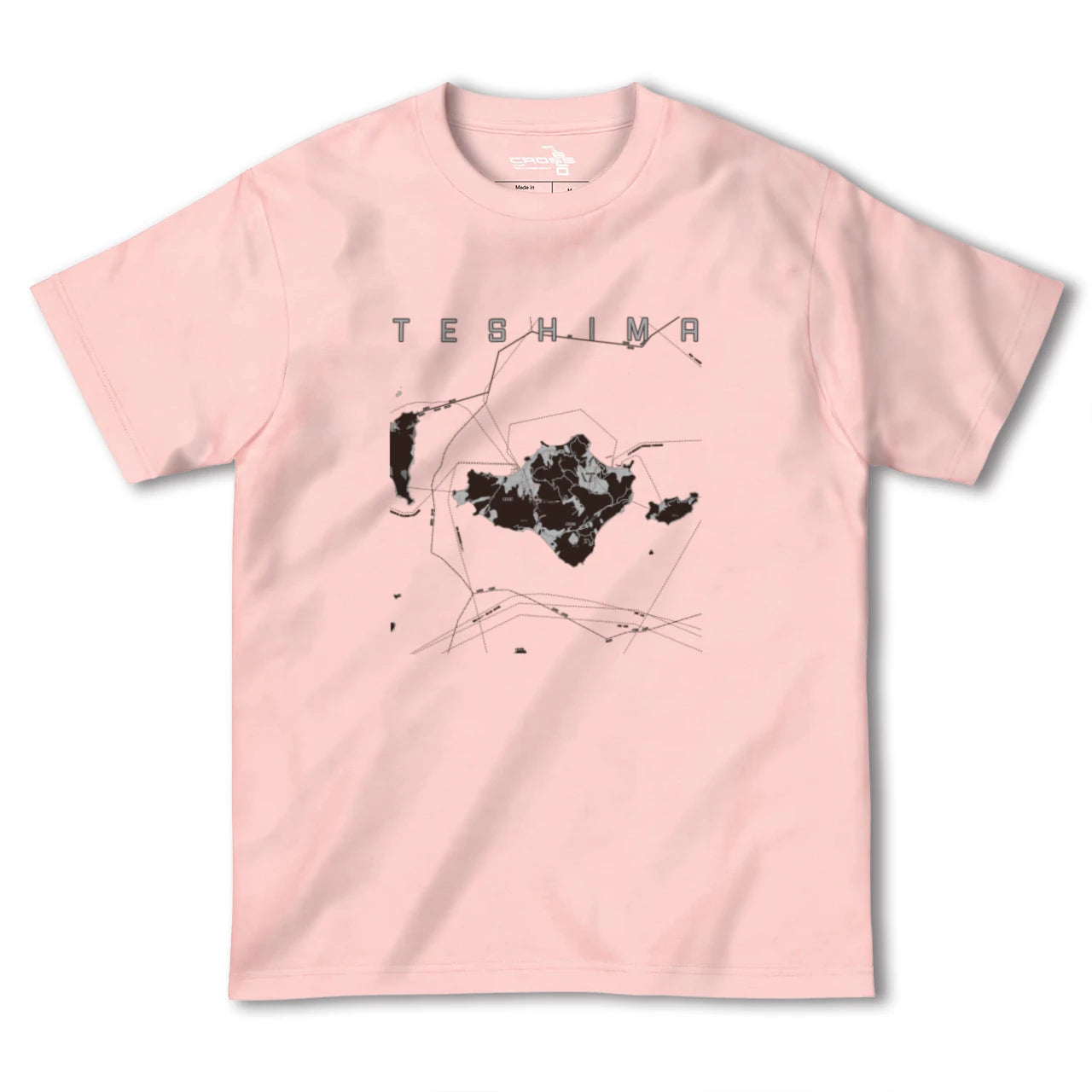 【豊島(香川県)】地図柄ヘビーウェイトTシャツ