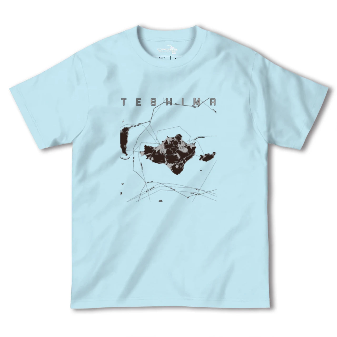 【豊島(香川県)】地図柄ヘビーウェイトTシャツ