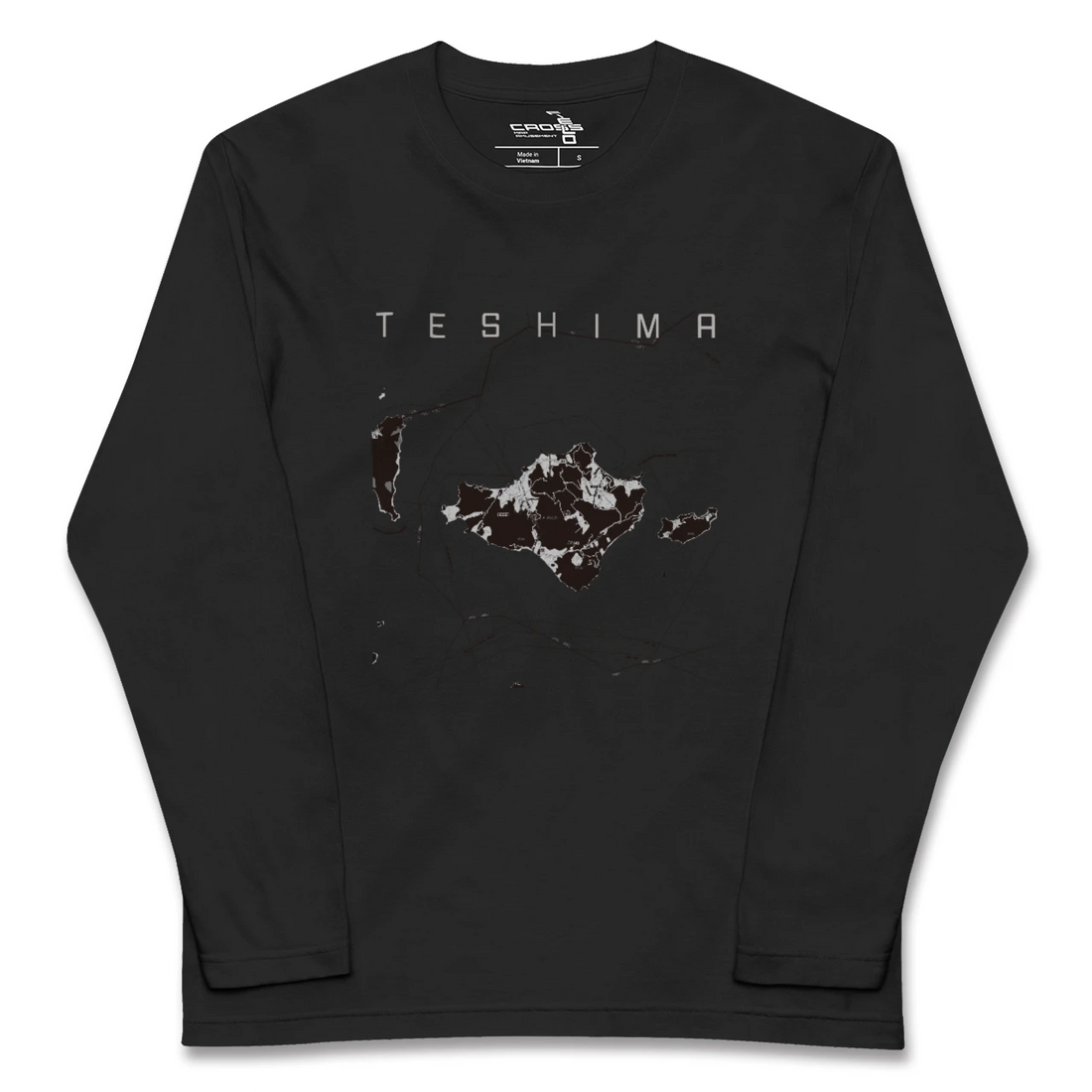 【豊島(香川県)】地図柄ロングスリーブTシャツ