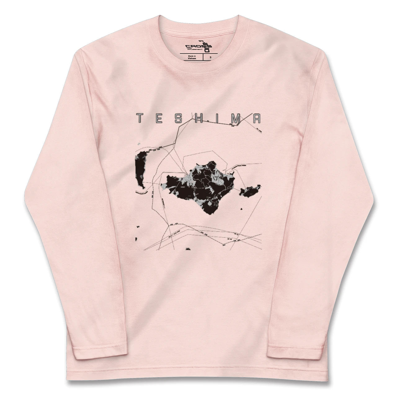 【豊島(香川県)】地図柄ロングスリーブTシャツ