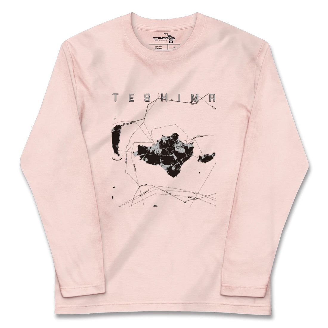 【豊島(香川県)】地図柄ロングスリーブTシャツ
