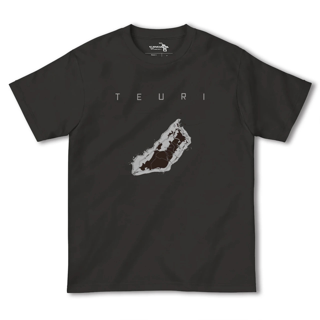 【天売(北海道)】地図柄ヘビーウェイトTシャツ