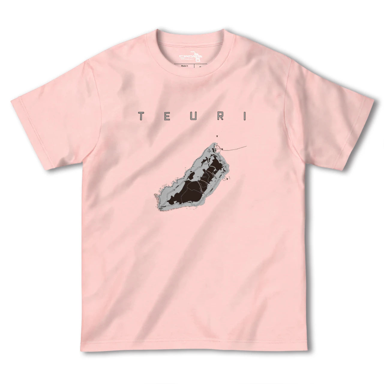 【天売(北海道)】地図柄ヘビーウェイトTシャツ