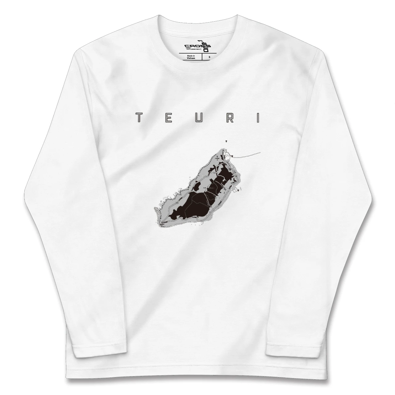 【天売(北海道)】地図柄ロングスリーブTシャツ