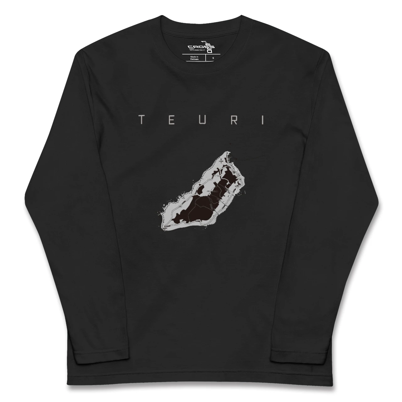 【天売(北海道)】地図柄ロングスリーブTシャツ