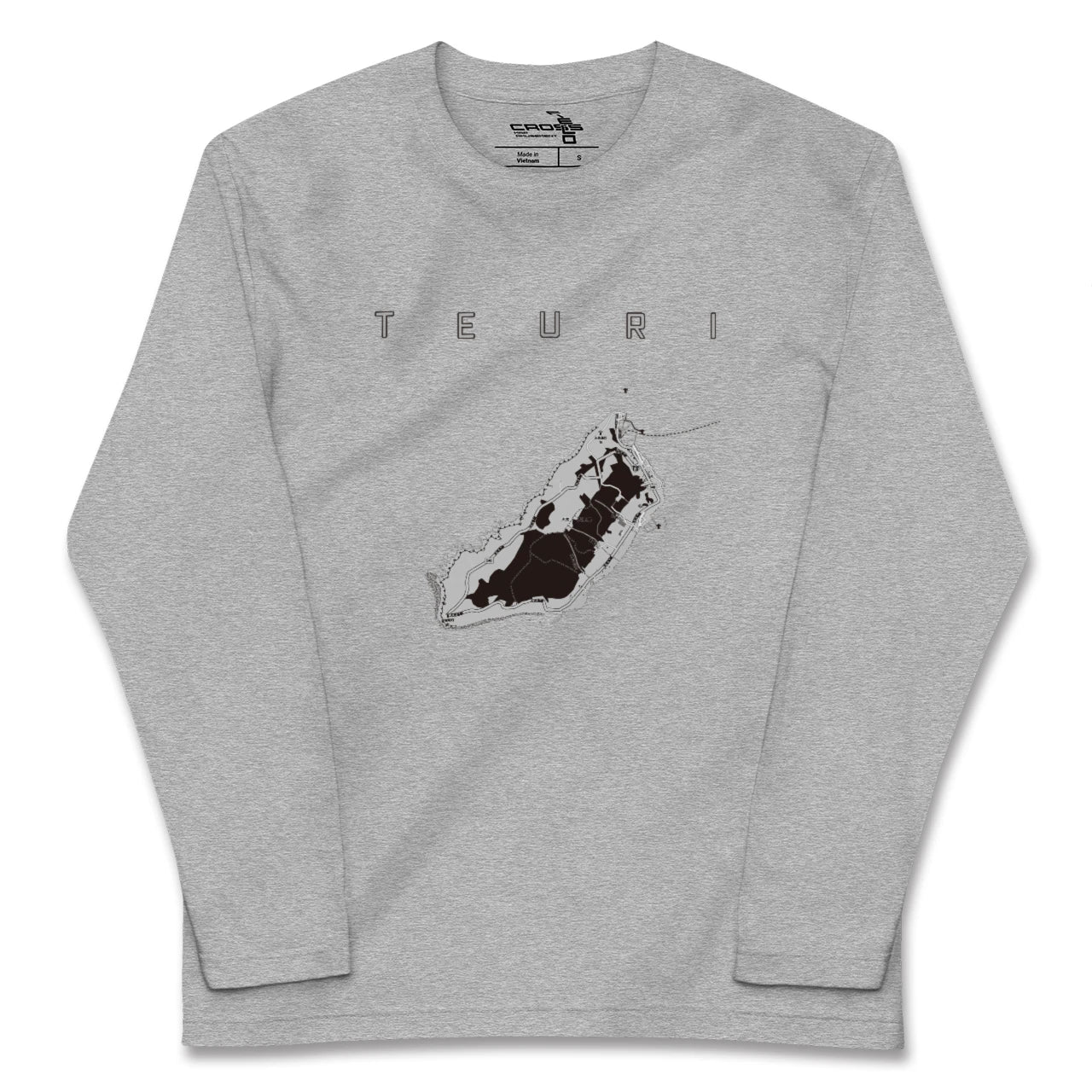 【天売(北海道)】地図柄ロングスリーブTシャツ