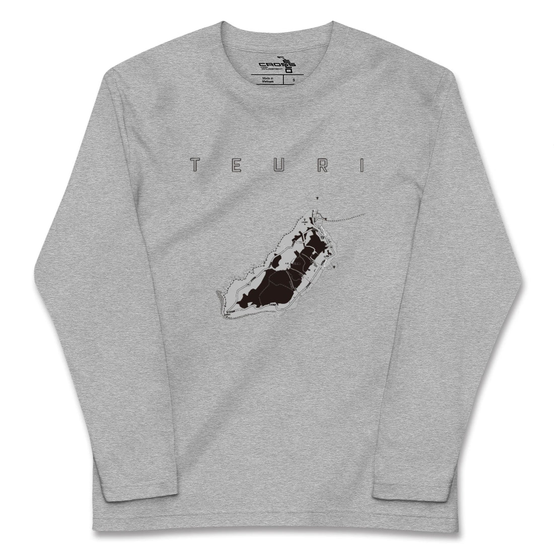 【天売(北海道)】地図柄ロングスリーブTシャツ