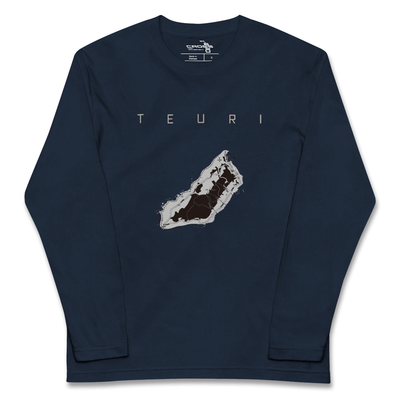 【天売(北海道)】地図柄ロングスリーブTシャツ