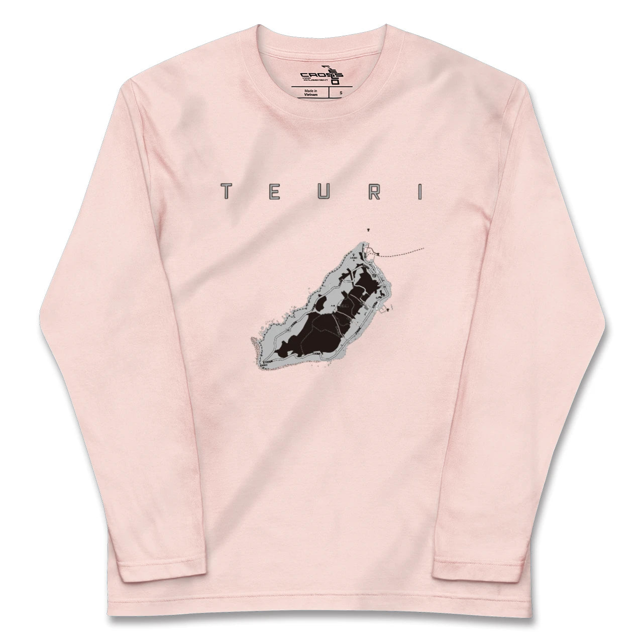 【天売(北海道)】地図柄ロングスリーブTシャツ