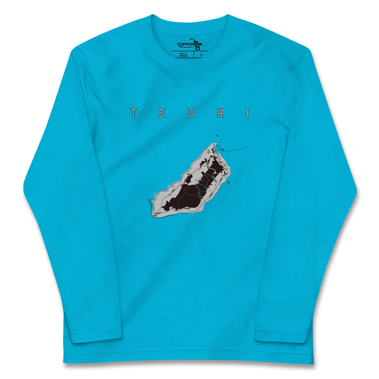 【天売(北海道)】地図柄ロングスリーブTシャツ