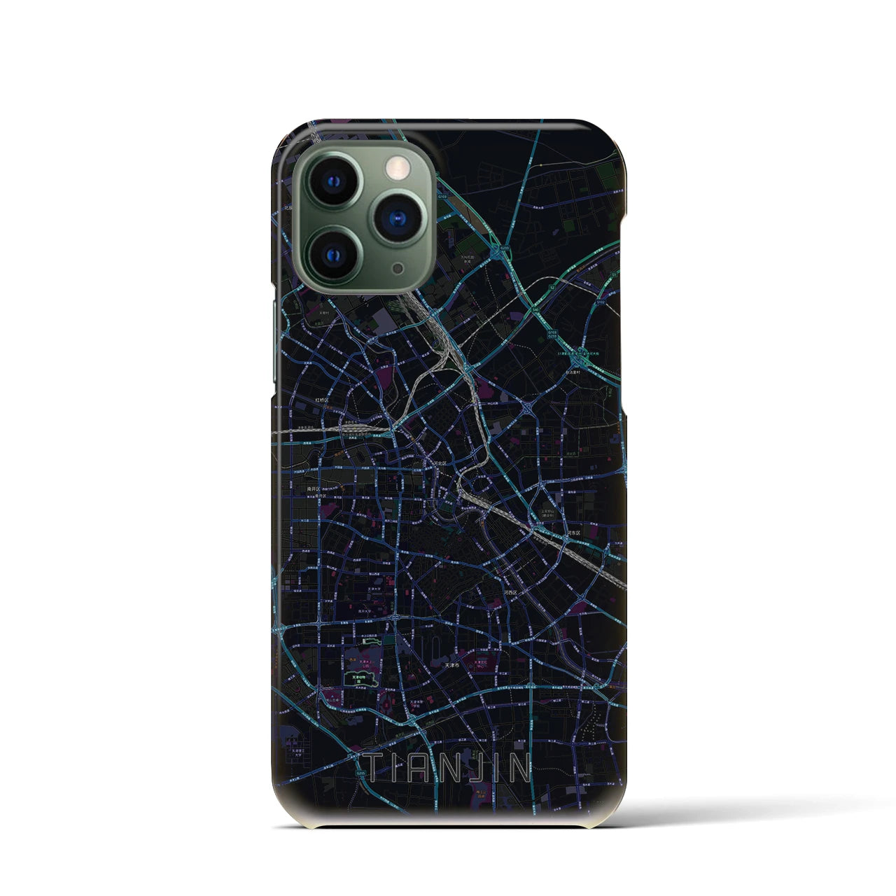 【天津(中華人民共和国)】地図柄iPhoneケース(バックカバータイプ)
