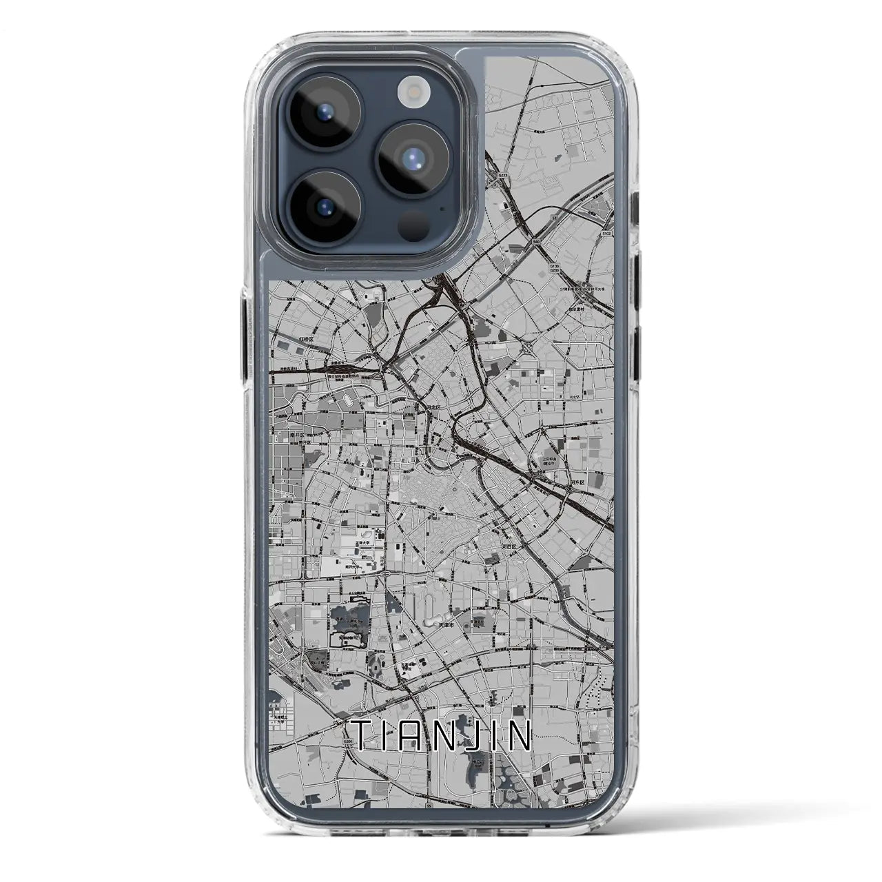 【天津(中華人民共和国)】地図柄iPhoneケース(MagSafeタイプ)