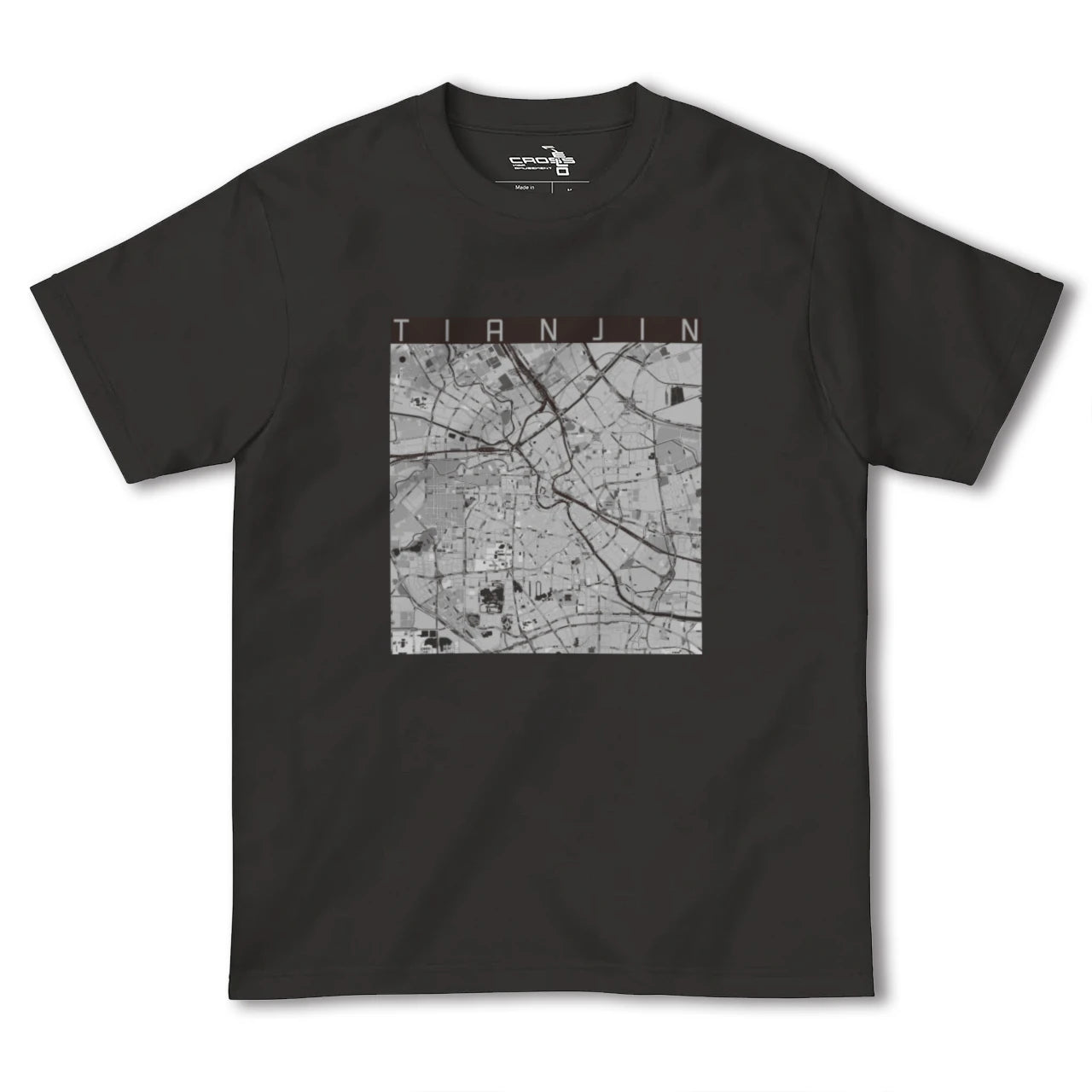 【天津(中華人民共和国)】地図柄ヘビーウェイトTシャツ