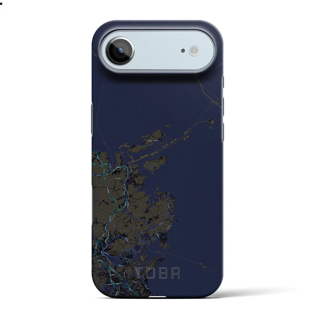 【鳥羽(三重県)】地図柄iPhoneケース(バックカバータイプ)