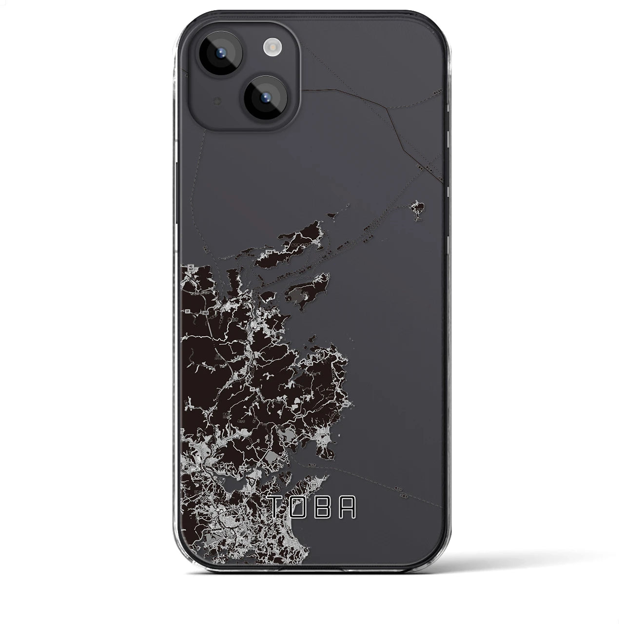 【鳥羽(三重県)】地図柄iPhoneケース(クリアタイプ)