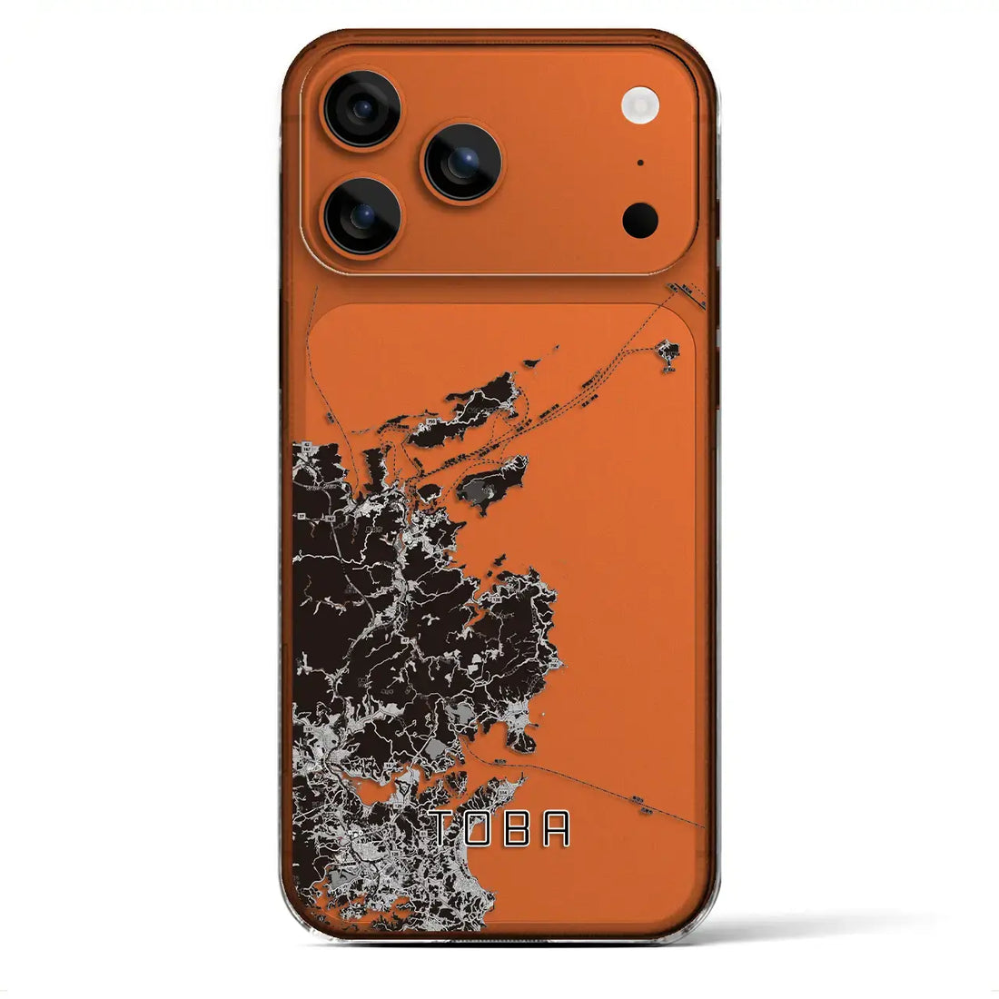 【鳥羽(三重県)】地図柄iPhoneケース(クリアタイプ)