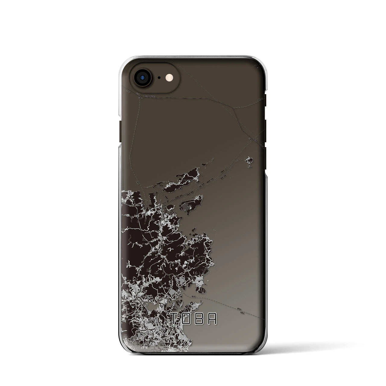 【鳥羽(三重県)】地図柄iPhoneケース(クリアタイプ)