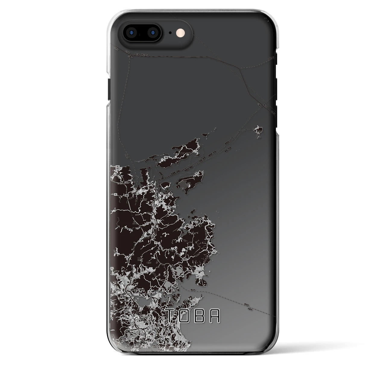 【鳥羽(三重県)】地図柄iPhoneケース(クリアタイプ)