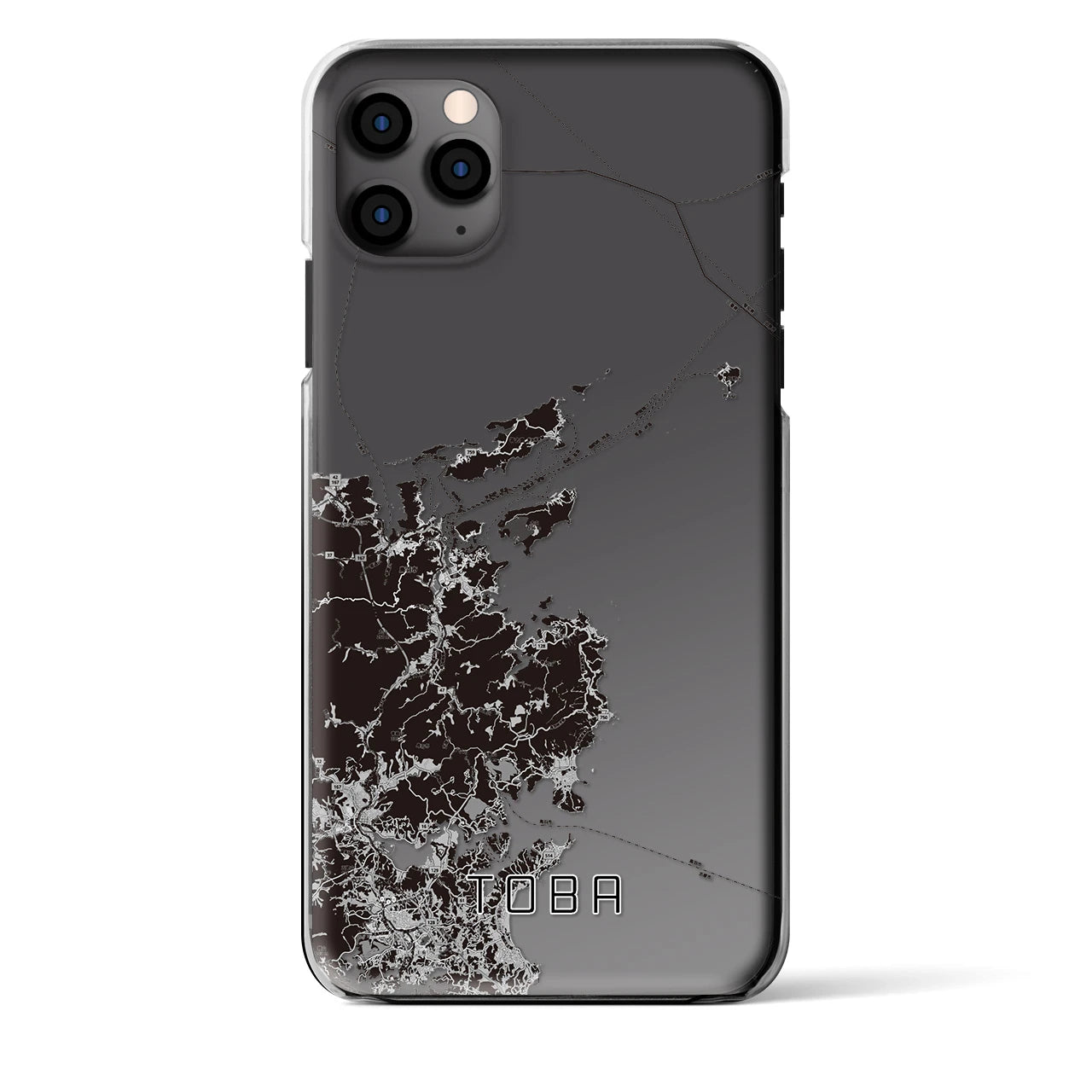 【鳥羽(三重県)】地図柄iPhoneケース(クリアタイプ)