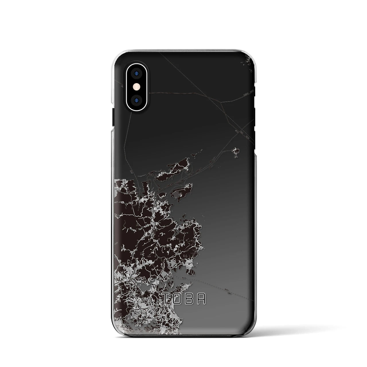 【鳥羽(三重県)】地図柄iPhoneケース(クリアタイプ)