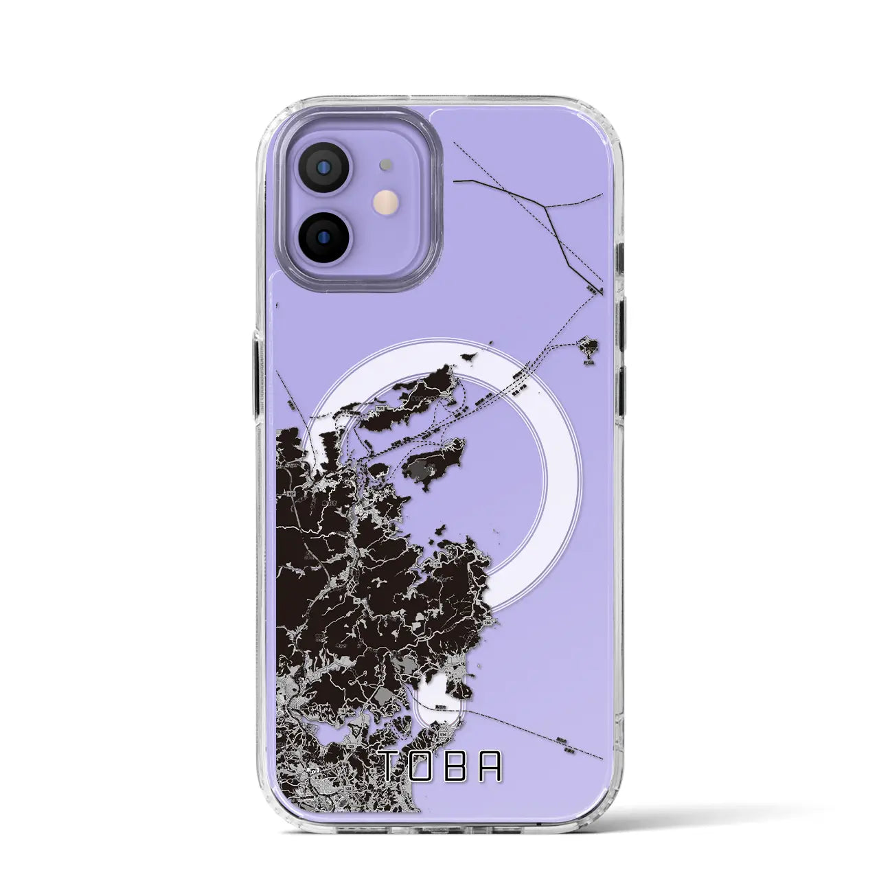 【鳥羽(三重県)】地図柄iPhoneケース(MagSafeタイプ)