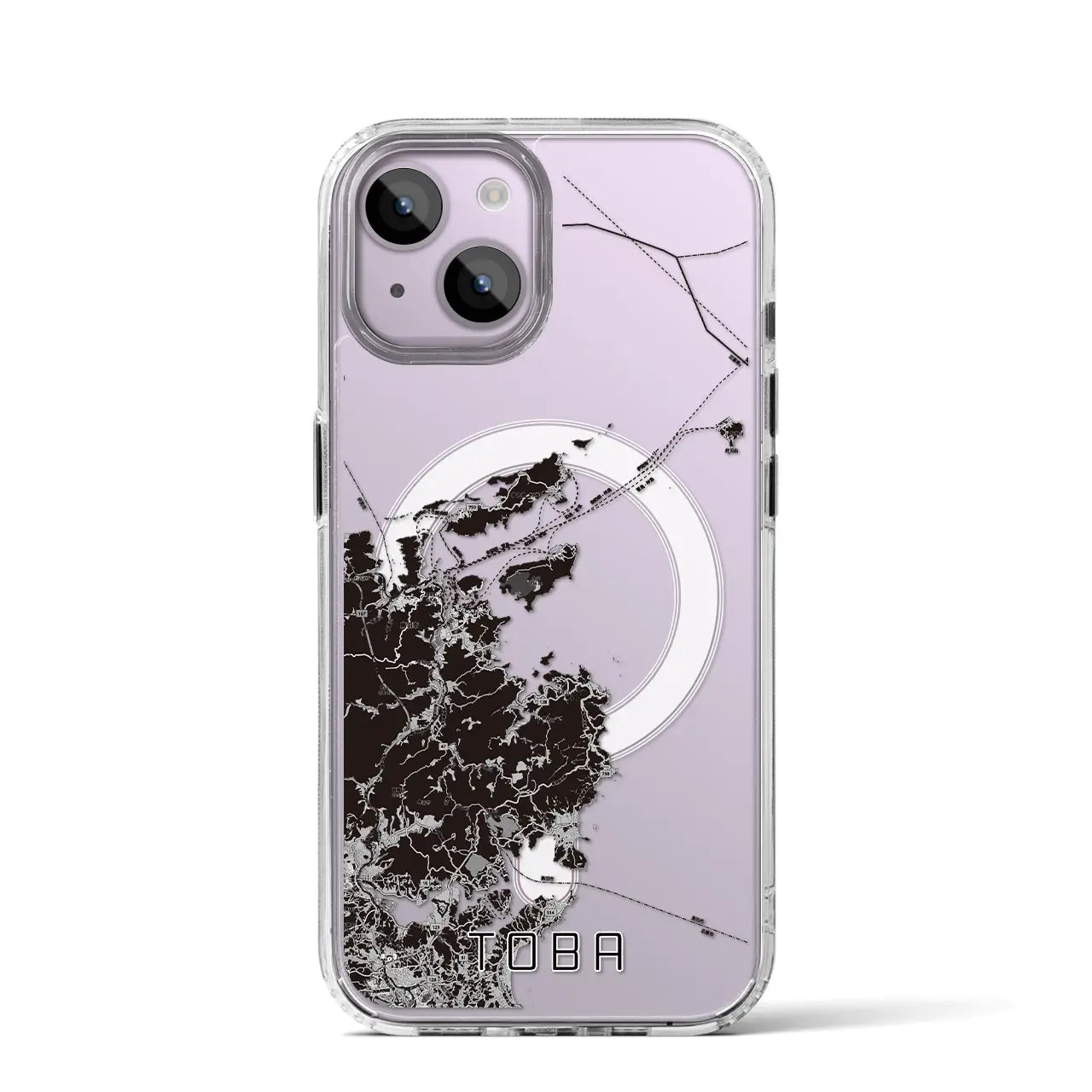 【鳥羽(三重県)】地図柄iPhoneケース(MagSafeタイプ)
