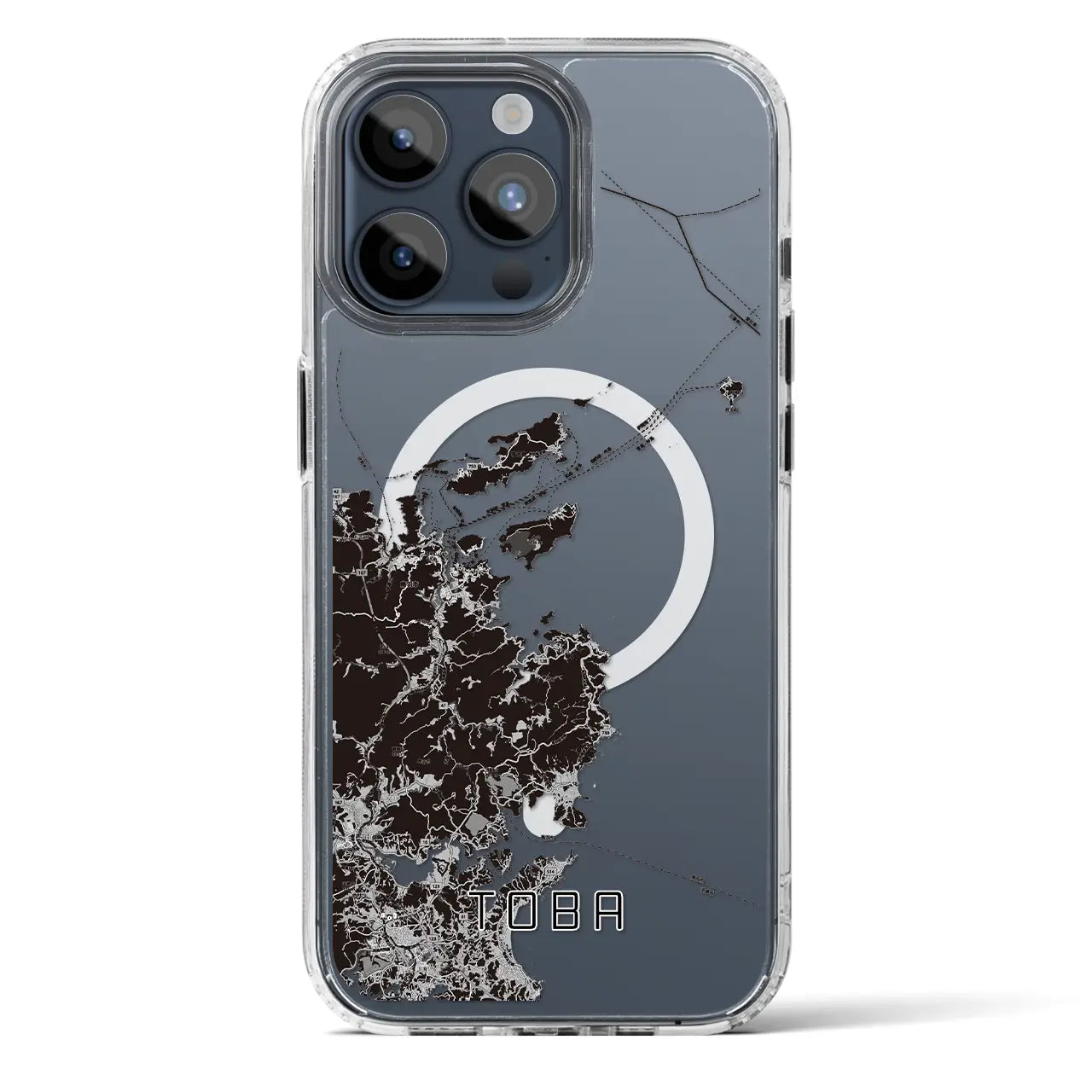 【鳥羽(三重県)】地図柄iPhoneケース(MagSafeタイプ)