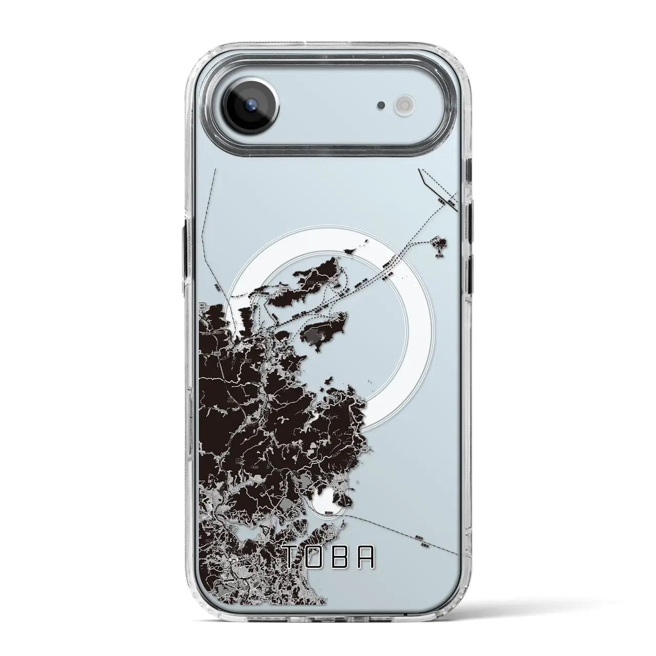 【鳥羽(三重県)】地図柄iPhoneケース(MagSafeタイプ)