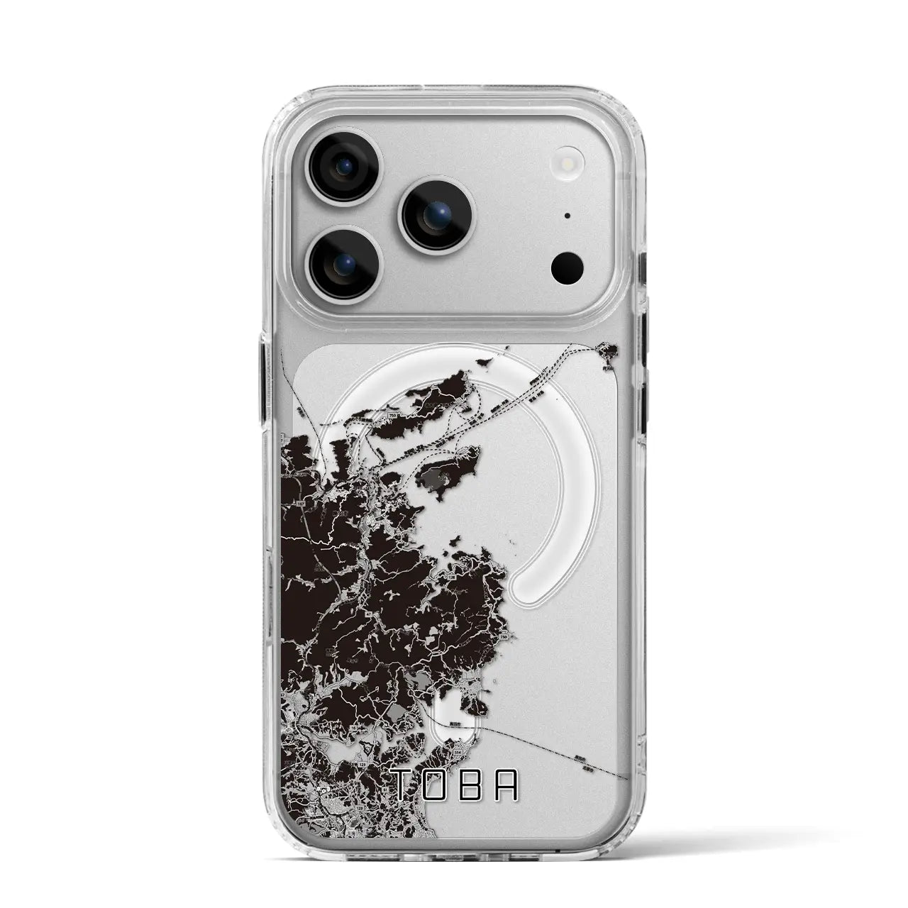 【鳥羽(三重県)】地図柄iPhoneケース(MagSafeタイプ)