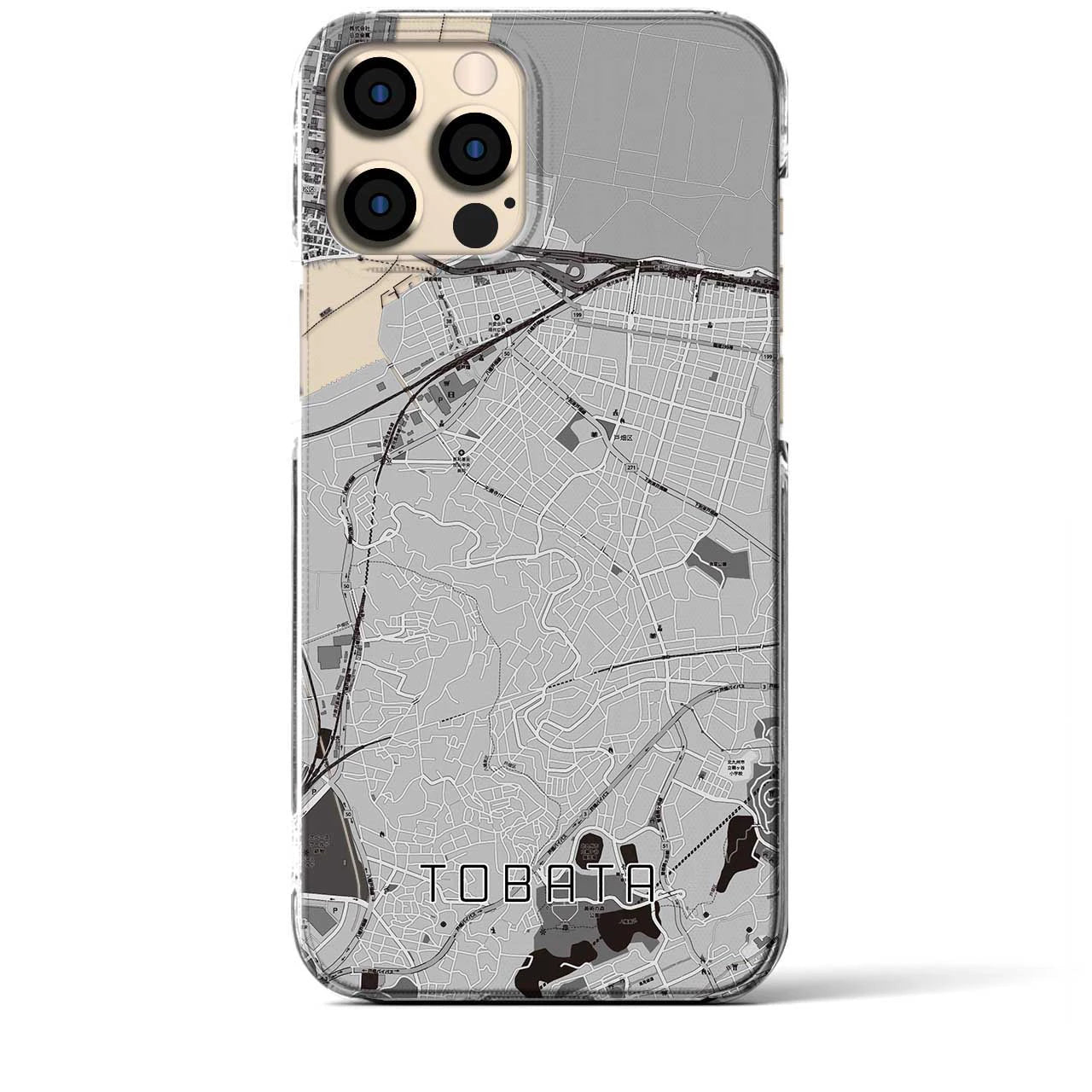 【戸畑(福岡県)】地図柄iPhoneケース(クリアタイプ)