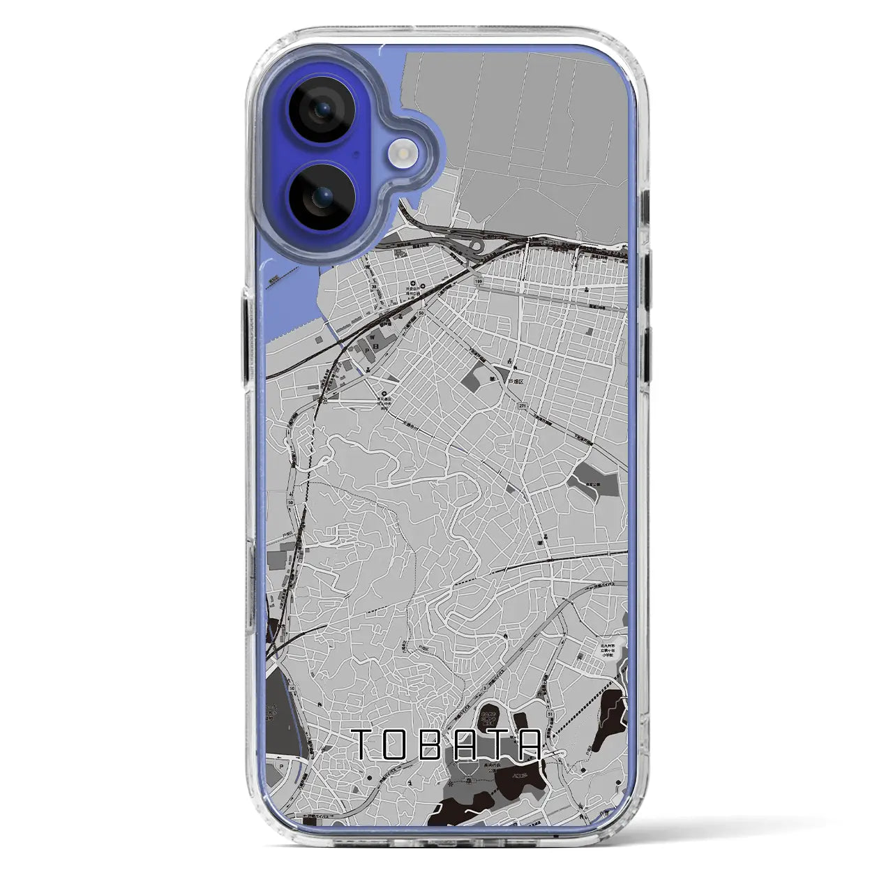 【戸畑(福岡県)】地図柄iPhoneケース(MagSafeタイプ)