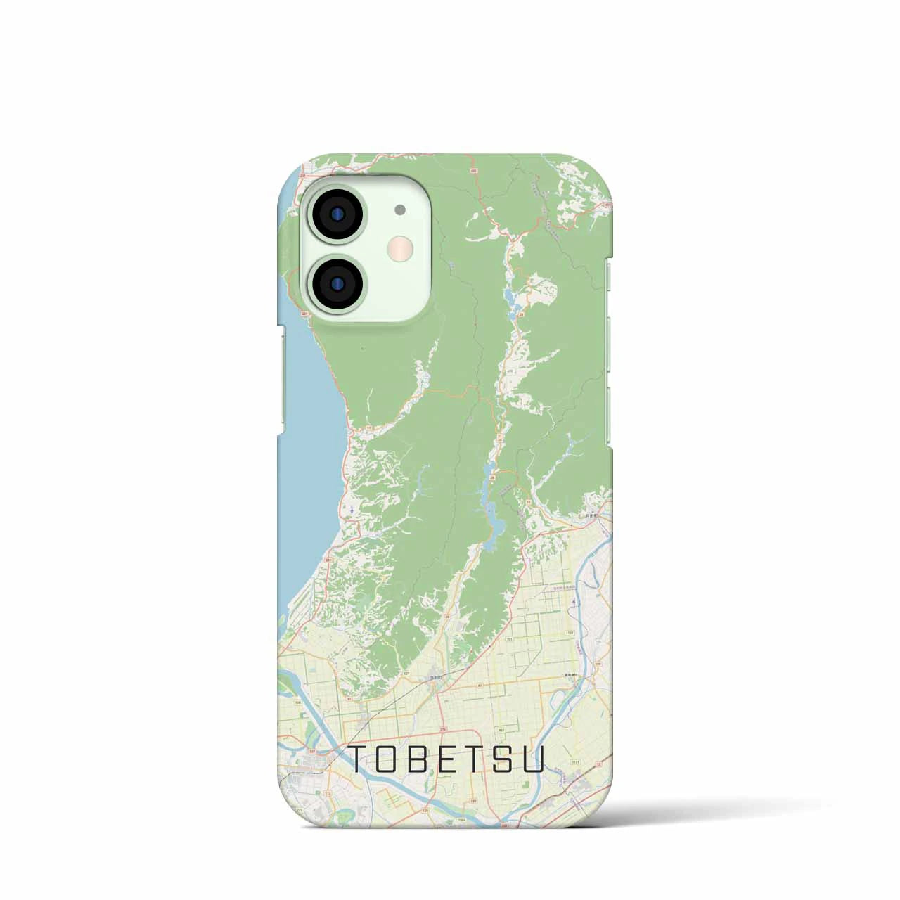 【当別(北海道)】地図柄iPhoneケース(バックカバータイプ)