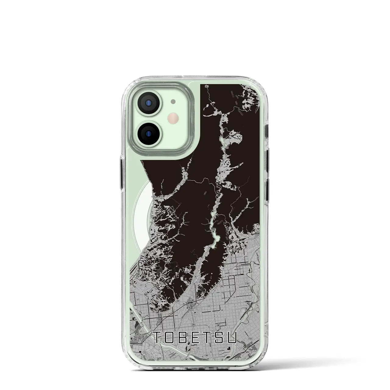 【当別(北海道)】地図柄iPhoneケース(MagSafeタイプ)