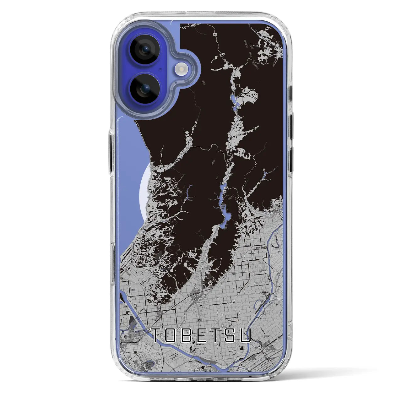 【当別(北海道)】地図柄iPhoneケース(MagSafeタイプ)