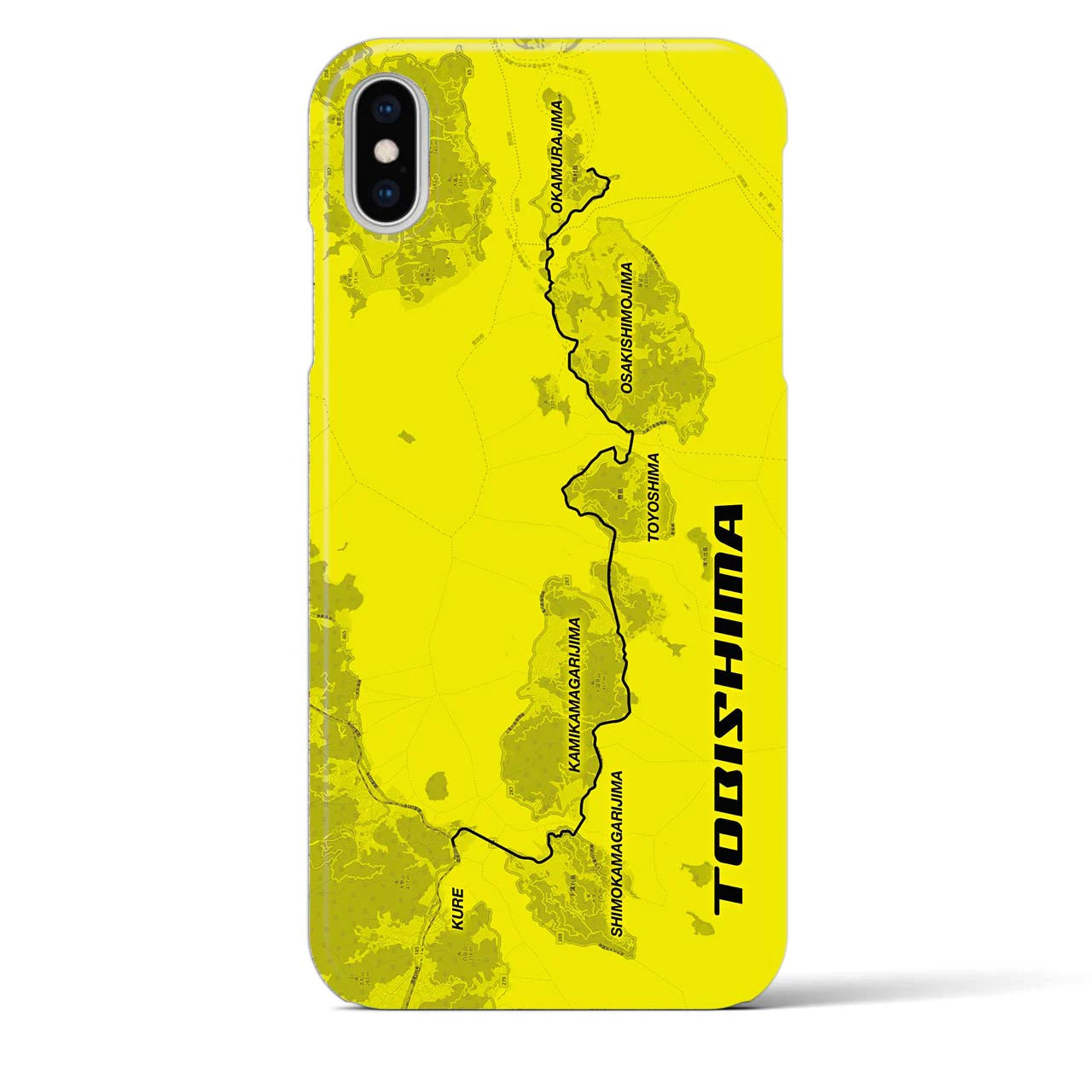 【とびしま(広島県)】サイクリストiPhoneケース(バックカバータイプ)