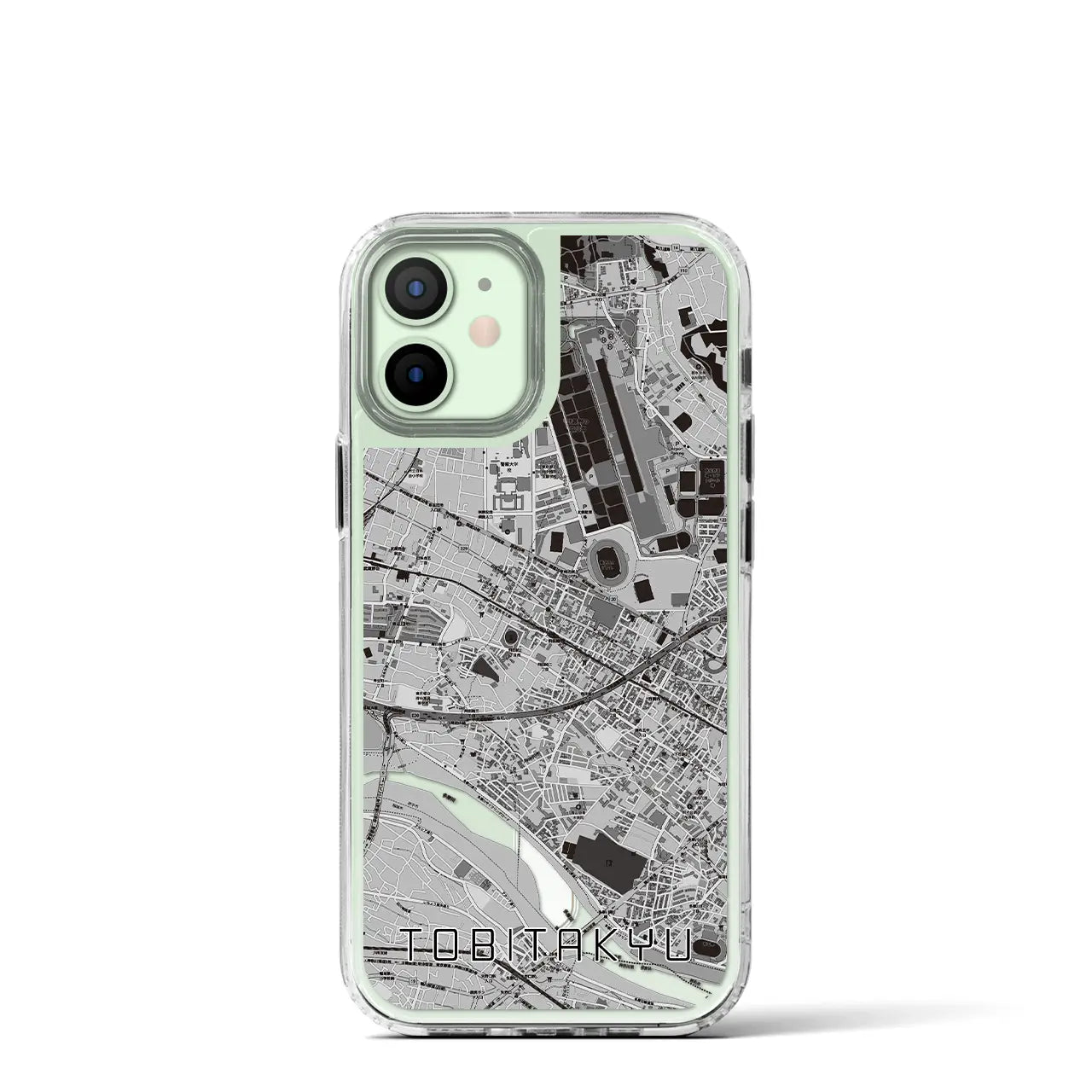 【飛田給(東京都)】地図柄iPhoneケース(MagSafeタイプ)