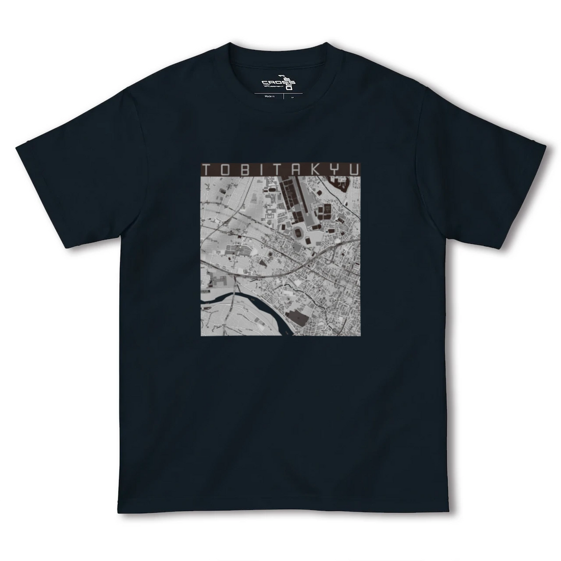 【飛田給(東京都)】地図柄ヘビーウェイトTシャツ